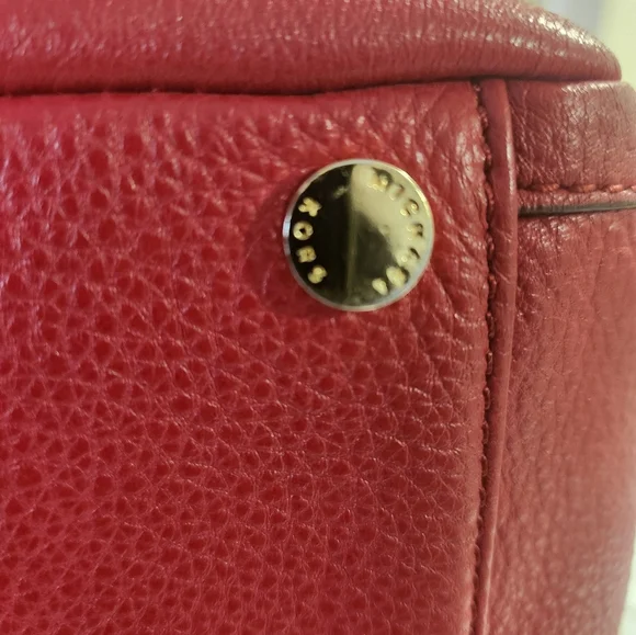 Ravishing Red Authentic Michael Kors purse - Picture 9 of 12